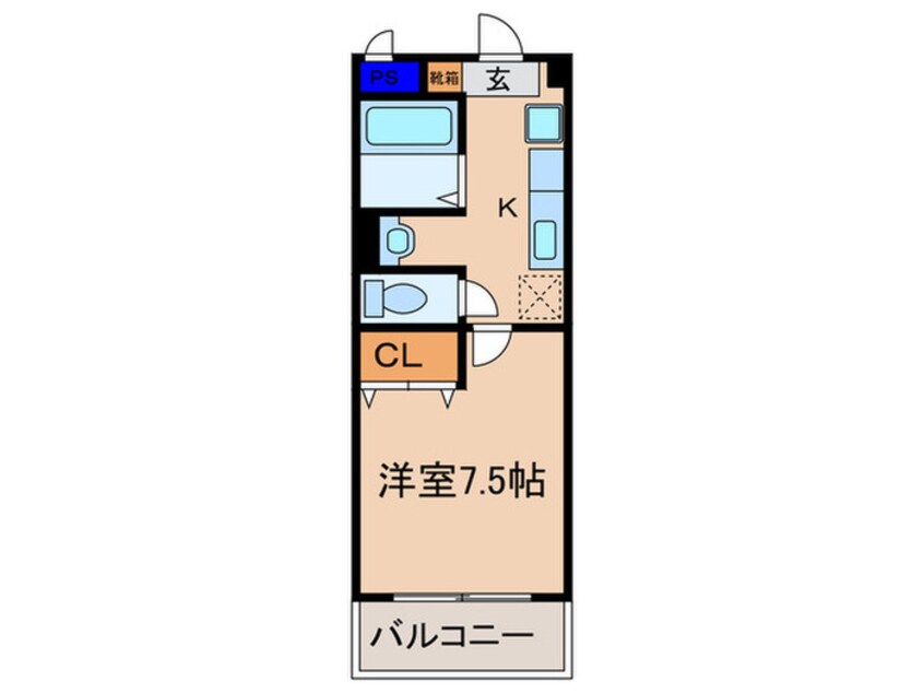 間取図 Ｓｏｌ・Ｅｓｔｕｄｉｏ