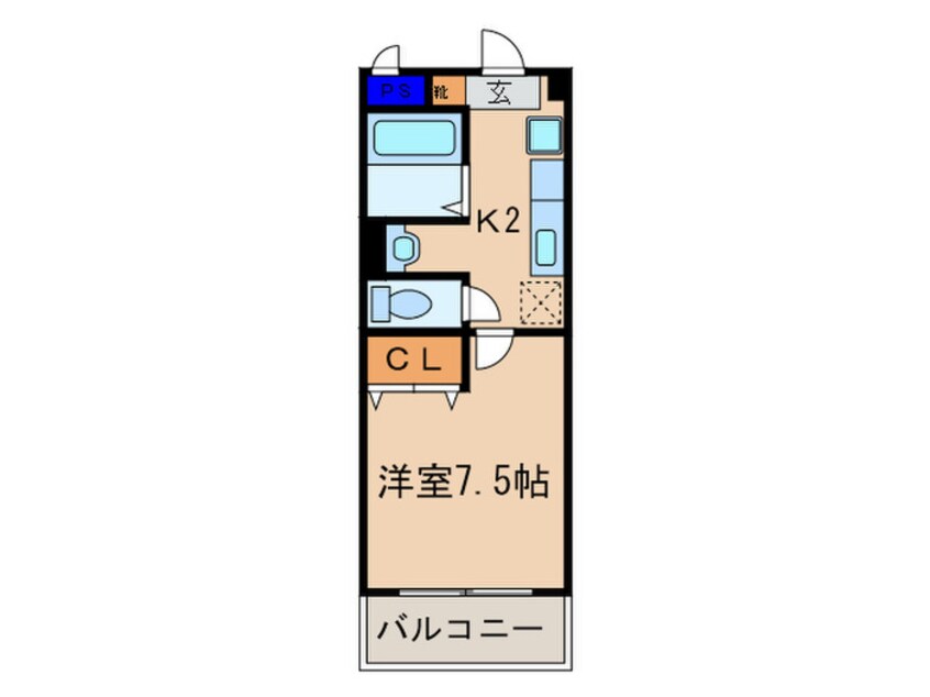 間取図 Ｓｏｌ・Ｅｓｔｕｄｉｏ