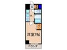 キャピタルロニ－ト 1Kの間取り