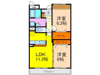 間取図 サニ－レジデンス豊中