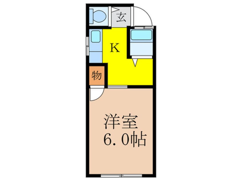 間取図 関本マンション