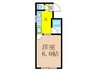 関本マンション 1Kの間取り