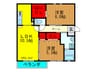 サニ－コ－ト院殿 2LDKの間取り