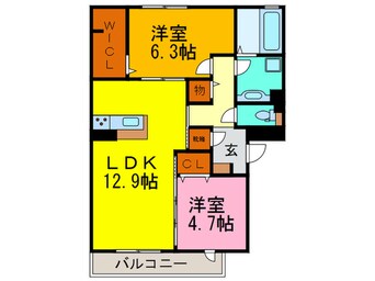 間取図 パルティーレ