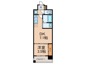 間取図 グランツ寺田町