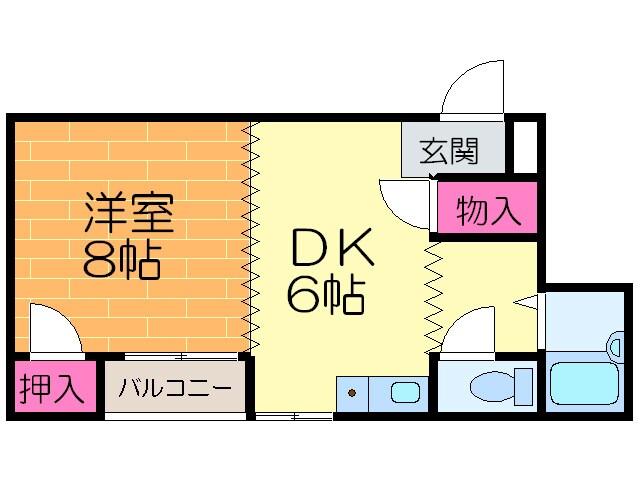 間取り図 メゾンフロ－レンス平野