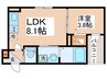 リーフィアテラス東花園 1LDKの間取り