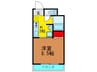 イルフィオ－レ 1Kの間取り