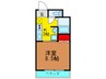 イルフィオ－レ 1Kの間取り