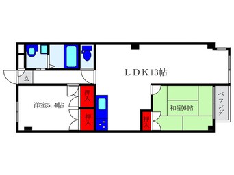 間取図 エッディ－タウン