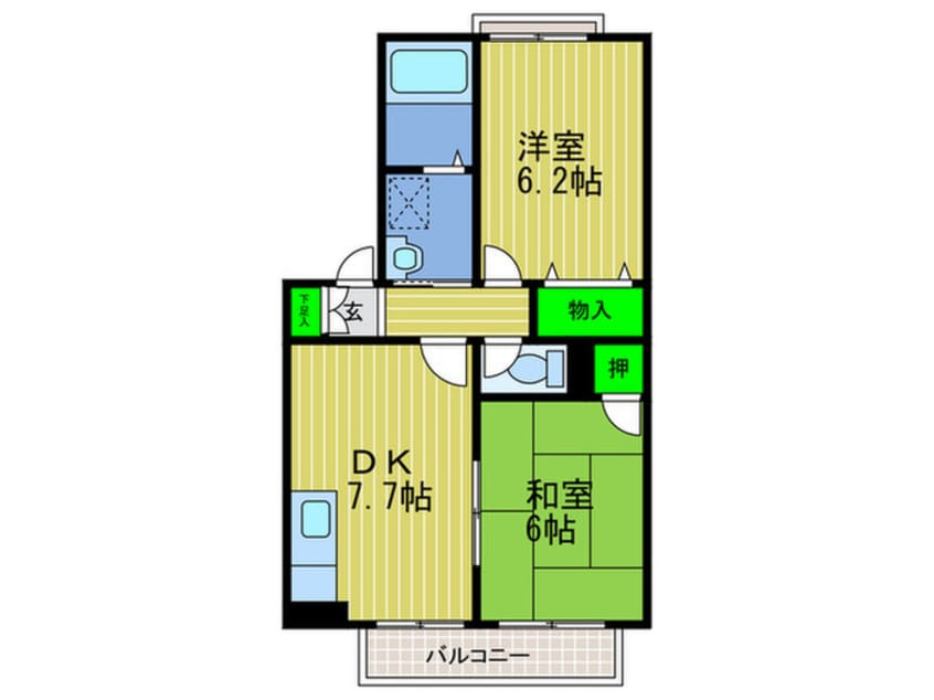 間取図 ボー・アヴェニール