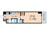 ＫＤＸレジデンス南草津 1Kの間取り