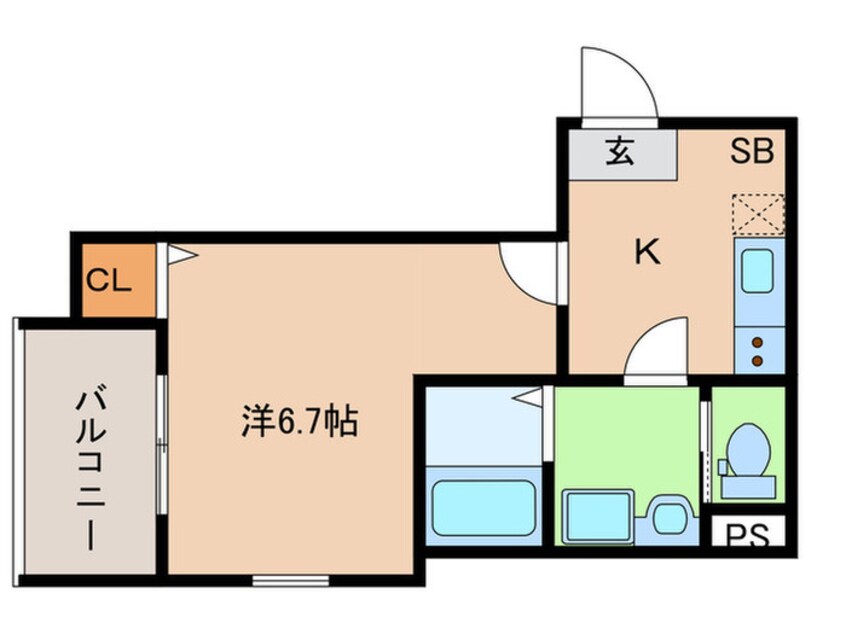 間取図 南大阪ミカーサ