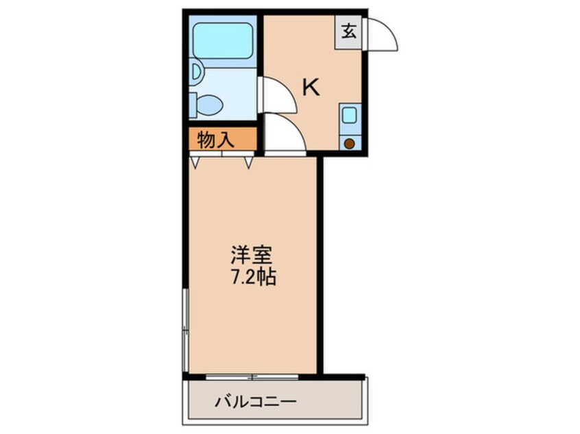 間取図 ピュアコートヤシマ