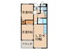 ロイヤルオーク 2LDKの間取り