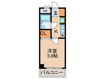 間取図 グランデール三津屋