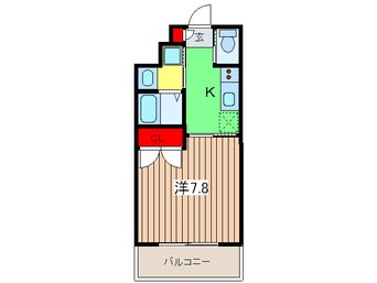 間取図 ファインブルーム靭公園