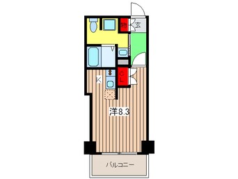 間取図 ファインブルーム靭公園