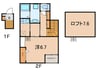 あんしん+東垂水 1Rの間取り
