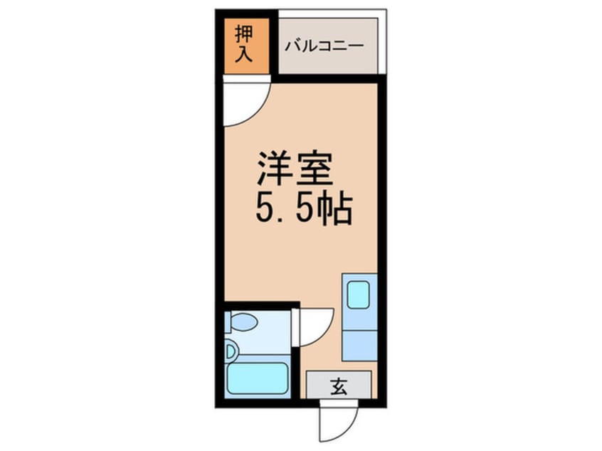 間取図 メゾンHana針中野