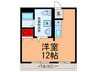 メゾンHana針中野 1Rの間取り