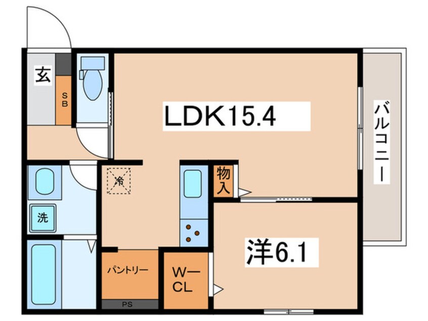 間取図 仮）スペチアーレ王子町