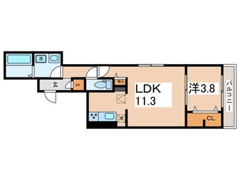 間取図 仮）スペチアーレ王子町