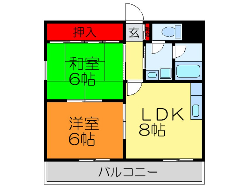 間取図 ファースト小阪