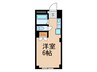 プチコ－ポミッシェル 1Rの間取り