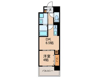 間取図 ｴｸﾞｾﾞ大阪CITYｵｰｽﾃｨﾝ(506)