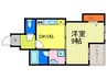 雅　綾小路 1DKの間取り
