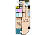 エトワール福町 1LDKの間取り