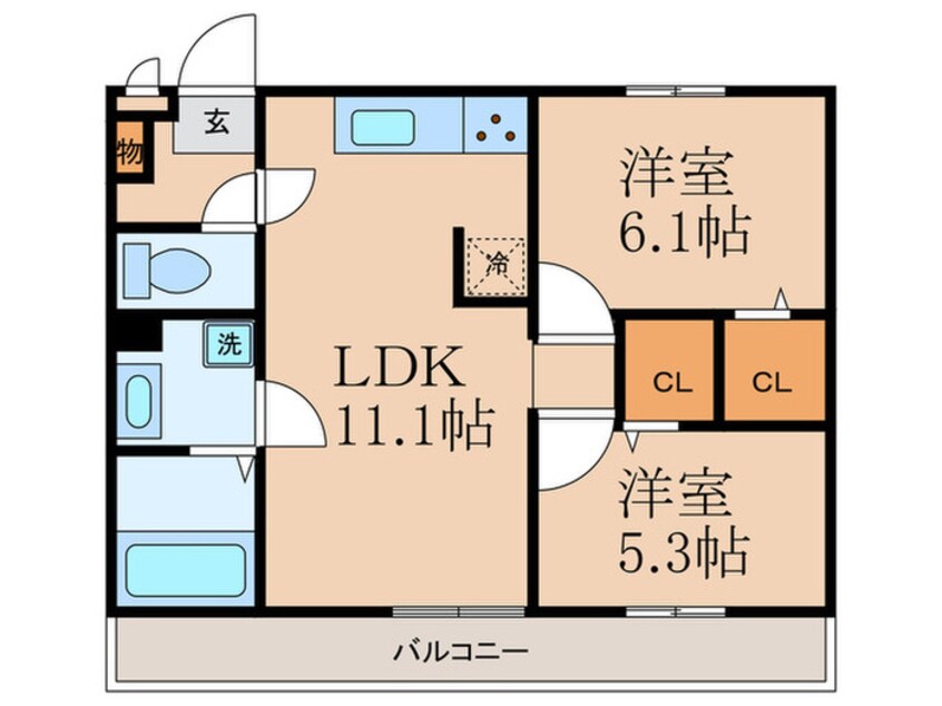 間取図 Pearl Annex