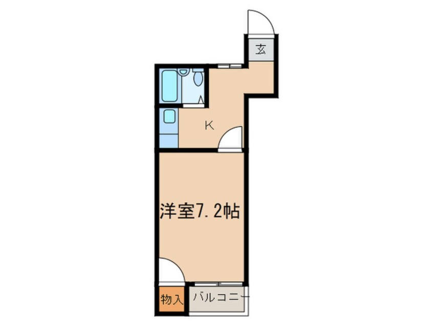 間取図 ビューハイツ堀池