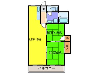 間取図 西治ハイツ