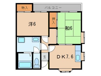 間取図 ハイツ上甲子園