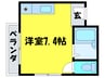 フォレスト桃山 1Rの間取り