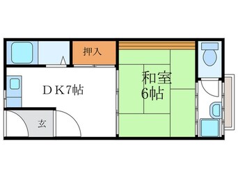 間取図 アミティエ一乗寺