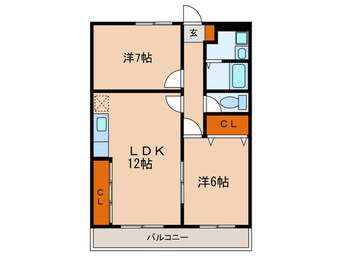 間取図 ＹＫＲシャンボール