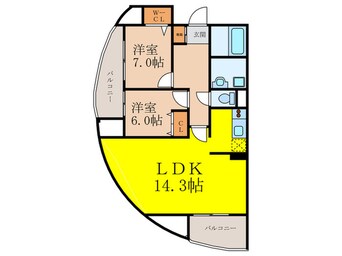 間取図 トリニティ北川口
