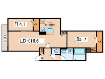 間取図 大山蓮華