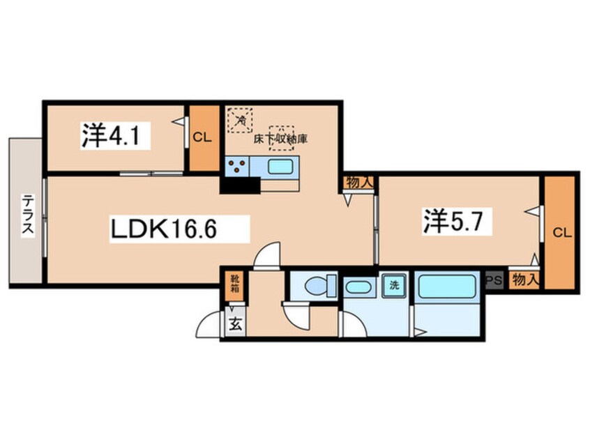 間取図 大山蓮華