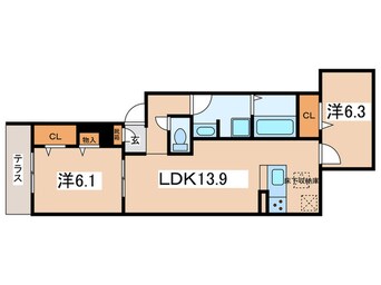 間取図 大山蓮華