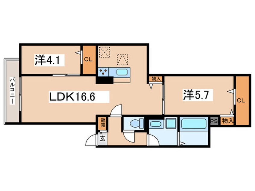 間取図 大山蓮華