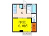 足立ビル 1Kの間取り
