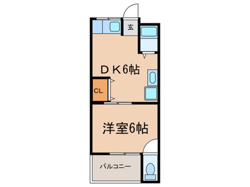 間取図 西川マンション