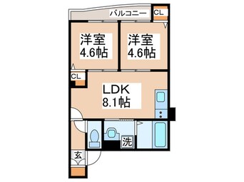 間取図 ピレーネ福町