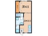 Klim鈴蘭台Ⅰ 1DKの間取り