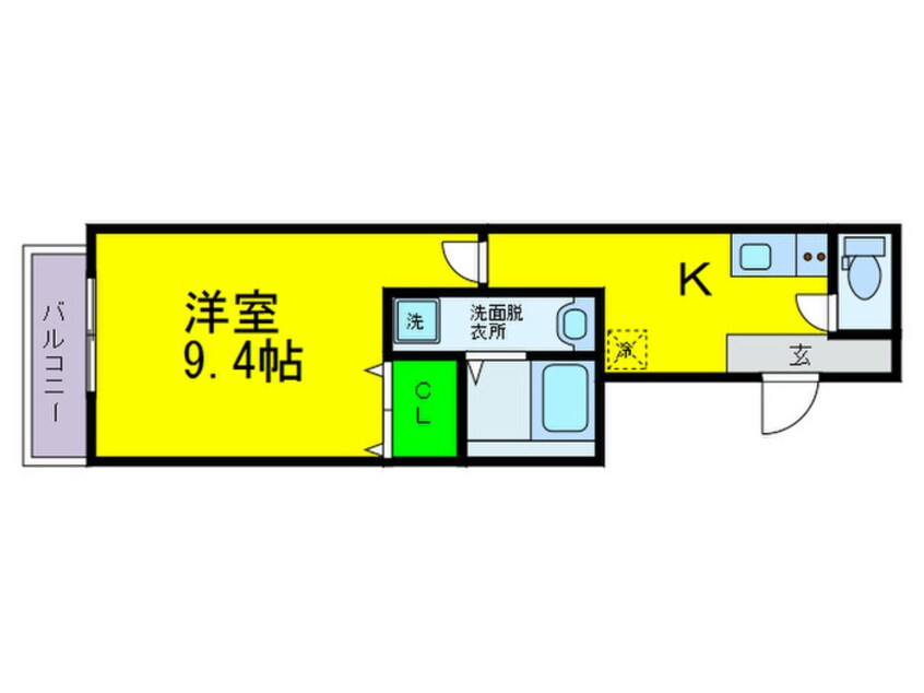 間取図 フジパレス東粉浜