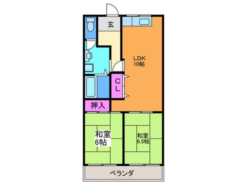 間取図 グランドハイツ平野